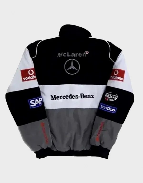 mclaren f1 colorblock vintage racing jacket